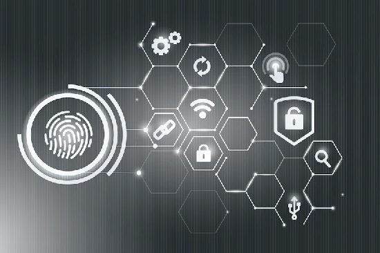 cyber security technology cyber security technology hacker computer surveillance padlock bomb with alert warning vector illustration